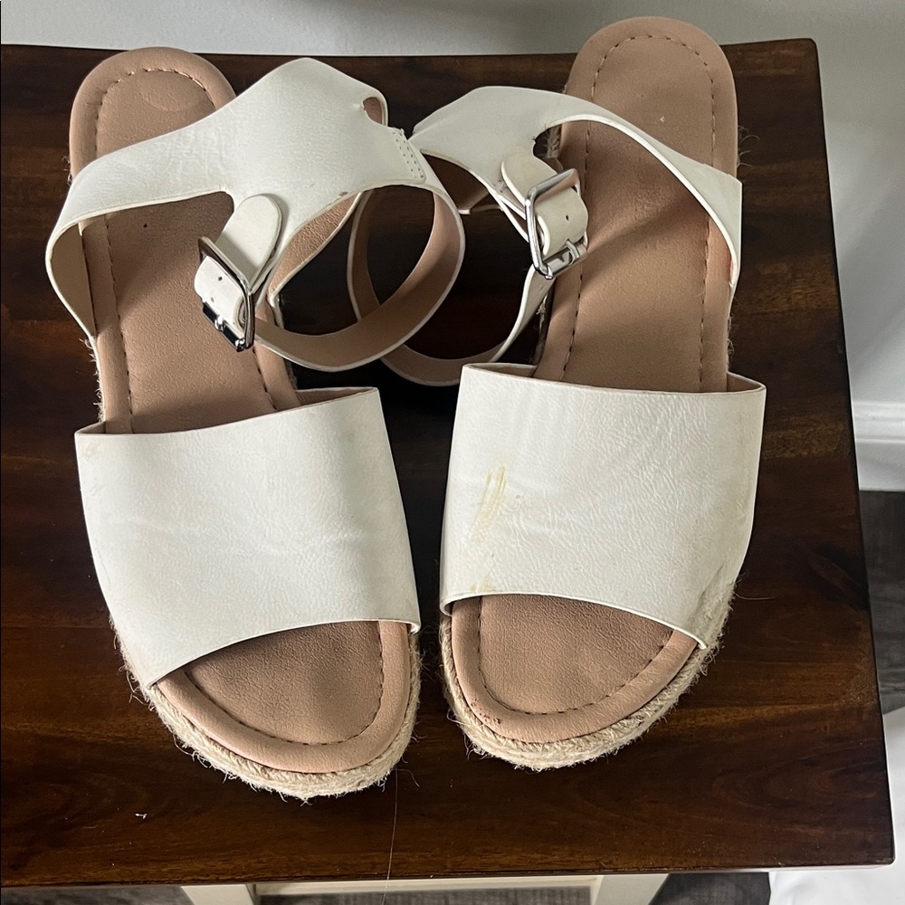 Women's White Sandals